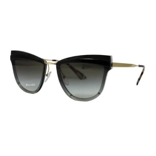 Prada PR12US-KUI0A7 Sand Grey Gold / Grey Gradient Sunglasses