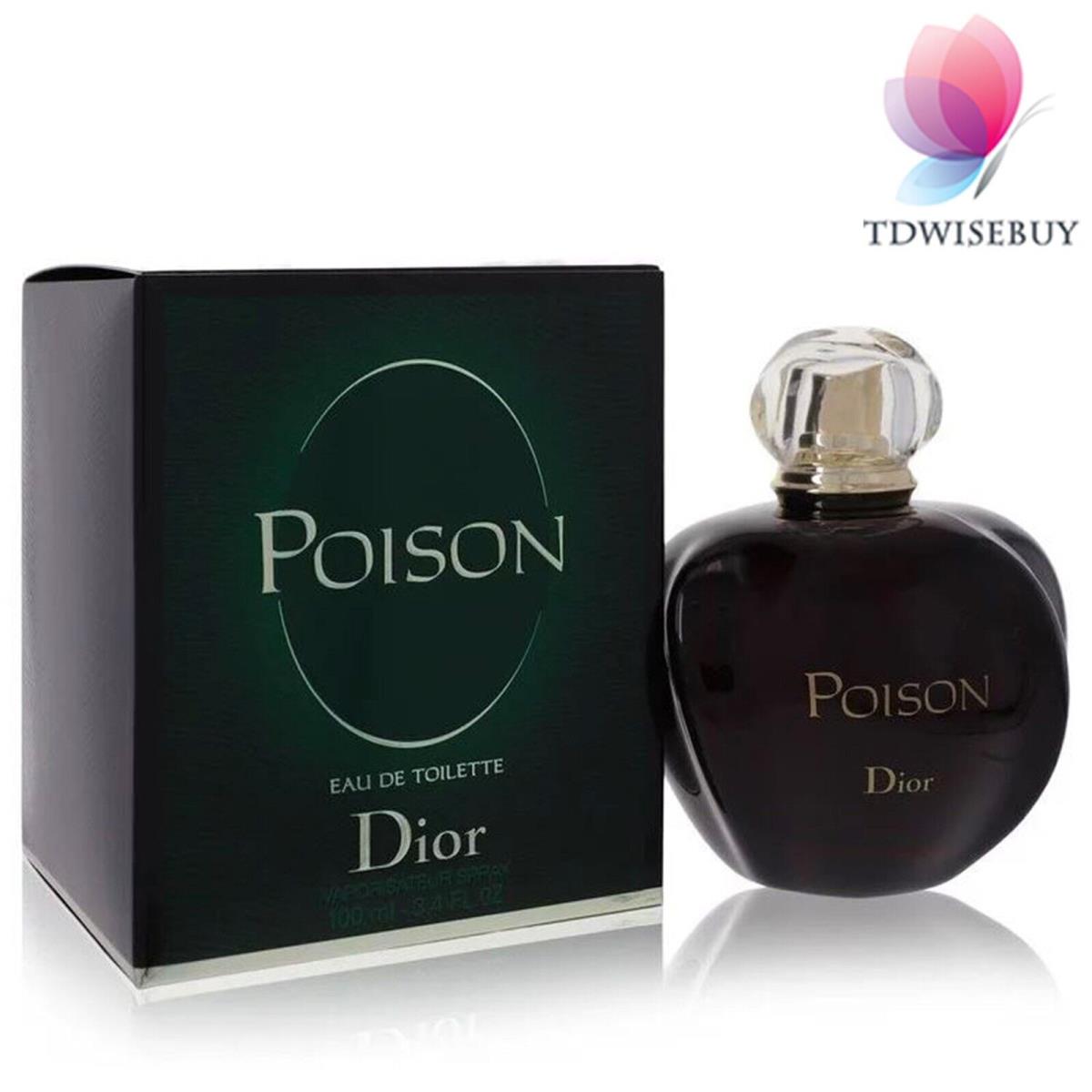 Poison Perfume Women by Christian Dior Eau De Toilette Spray 3.4 oz 100 ml Edt