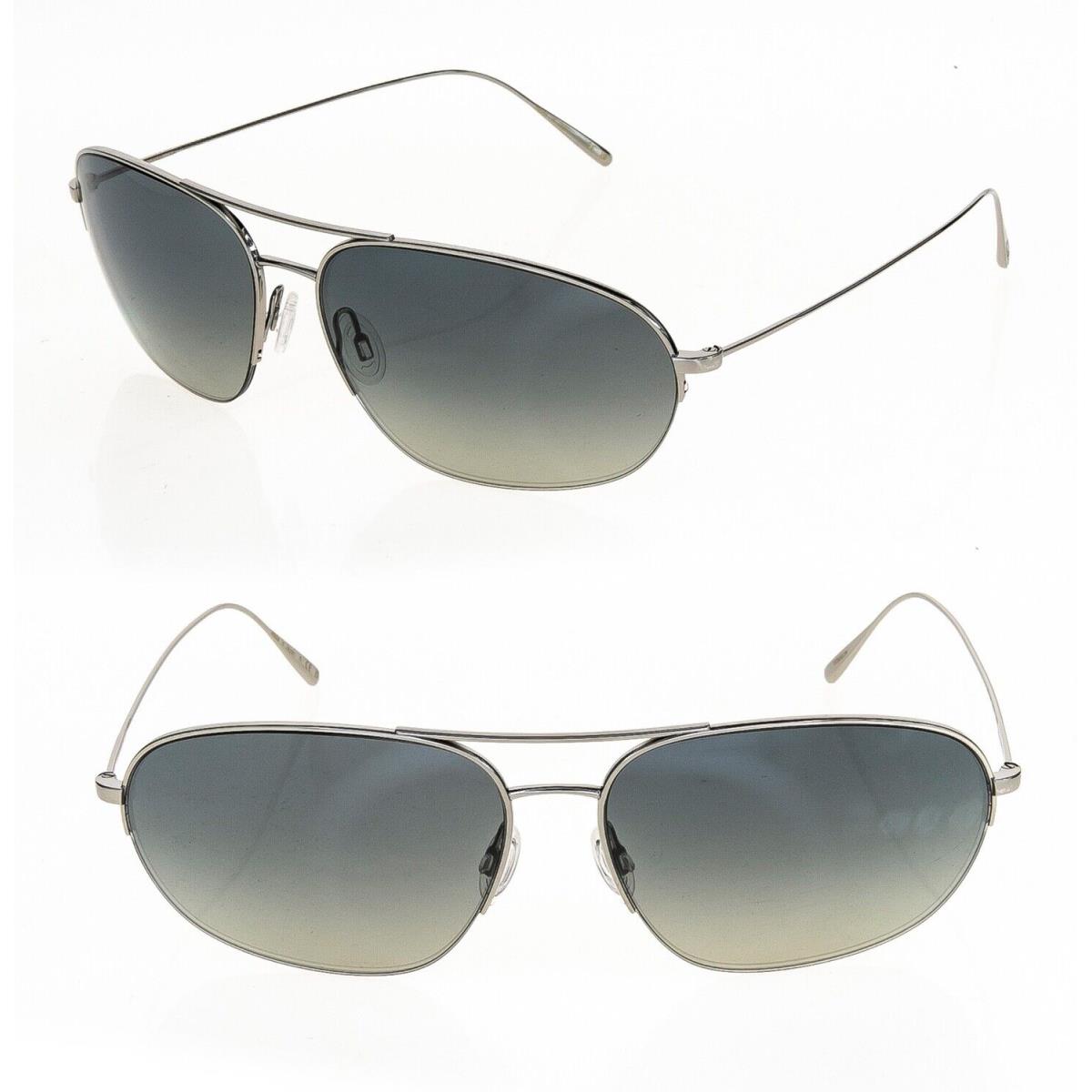 Oliver Peoples Kondor OV1304ST Silver Gradient Mirror Titanium Sunglasses 1304