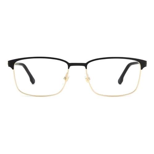 Carrera 262 02M2 00 Black Gold Rectangular Men`s Eyeglasses