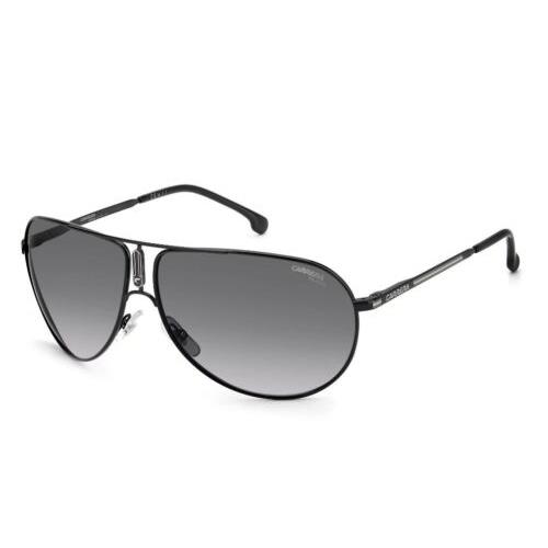 Carrera Black/grey Polarized 64 mm Unisex Sunglasses GIPSY65 0807 64 - Frame: Black, Lens: Grey