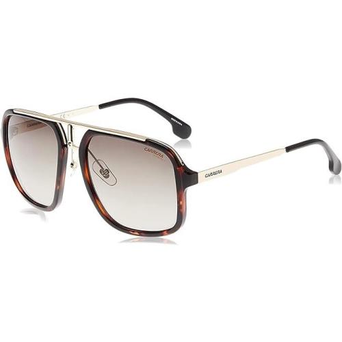 Carrera Navigator Unisex Sunglasses CA 1004/S 02IK/HA Havana Brown/gold 57mm