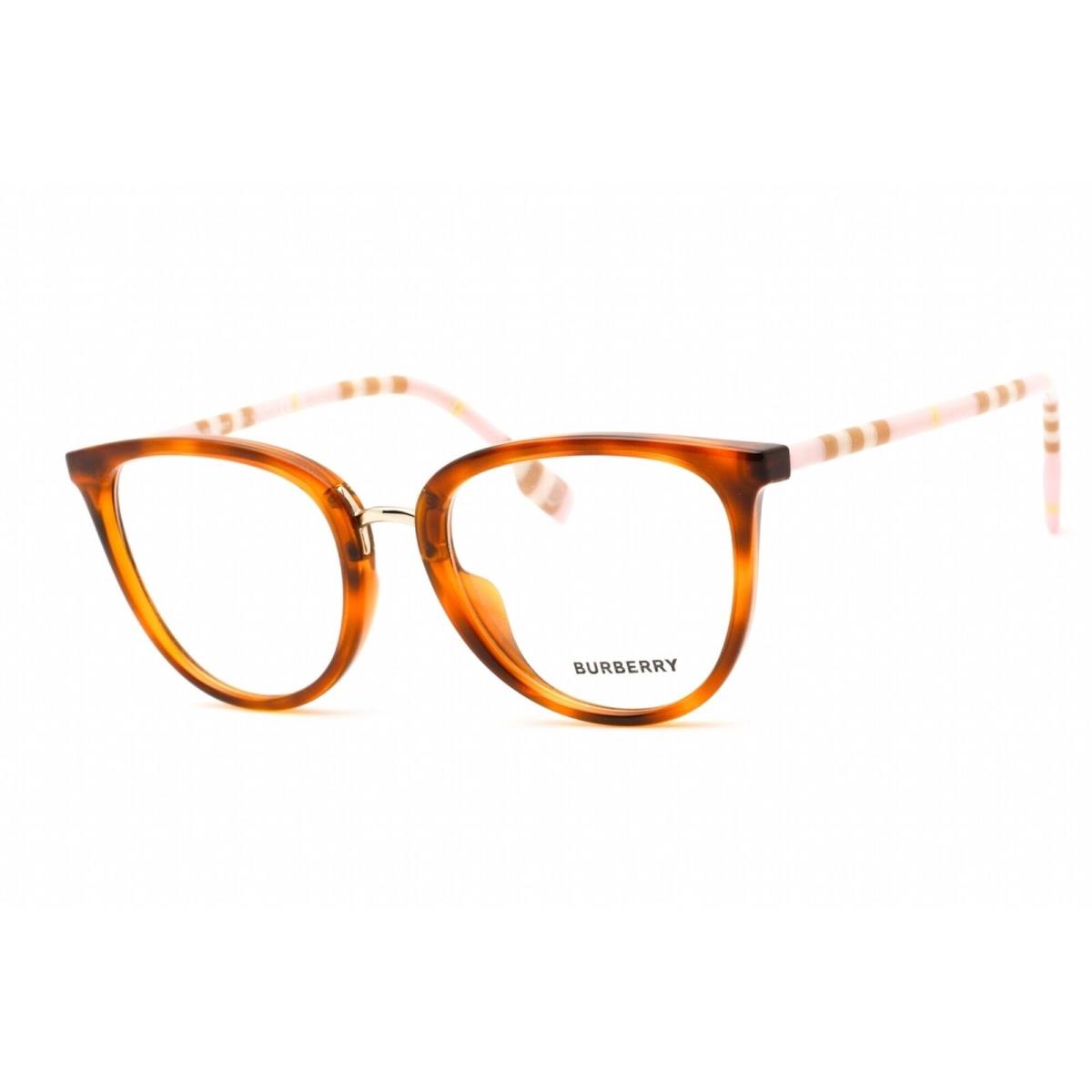 Burberry Women`s Eyeglasses Full Rim Cat Eye Light Havana Plastic 0BE2366U 4019