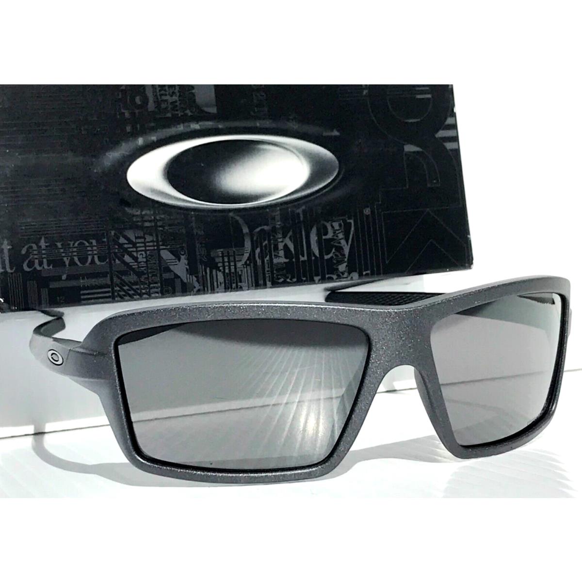 Oakley Cables Steel Grey Prizm Black Lens Sunglass 9129-42