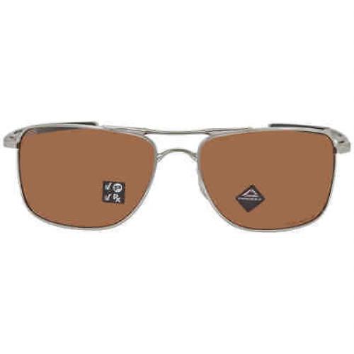 Oakley Gauge 8 Prizm Tungsten Polarized Rectangular Men`s Sunglasses OO4124