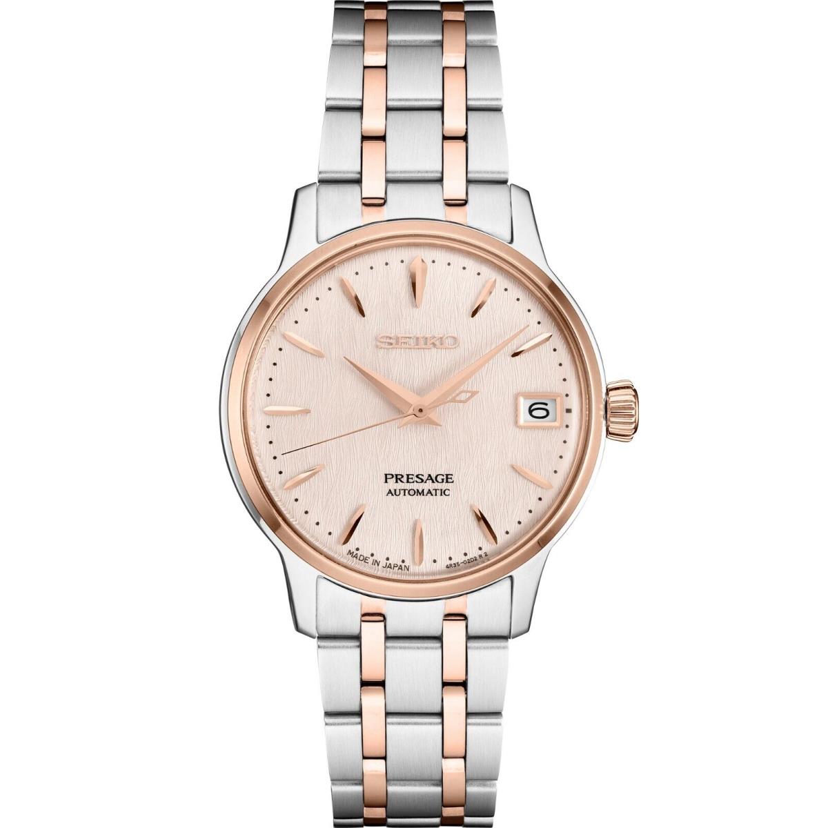 Seiko Presage Cocktail Time SRPF54 34mm Two-tone Women`s Automatic Watch