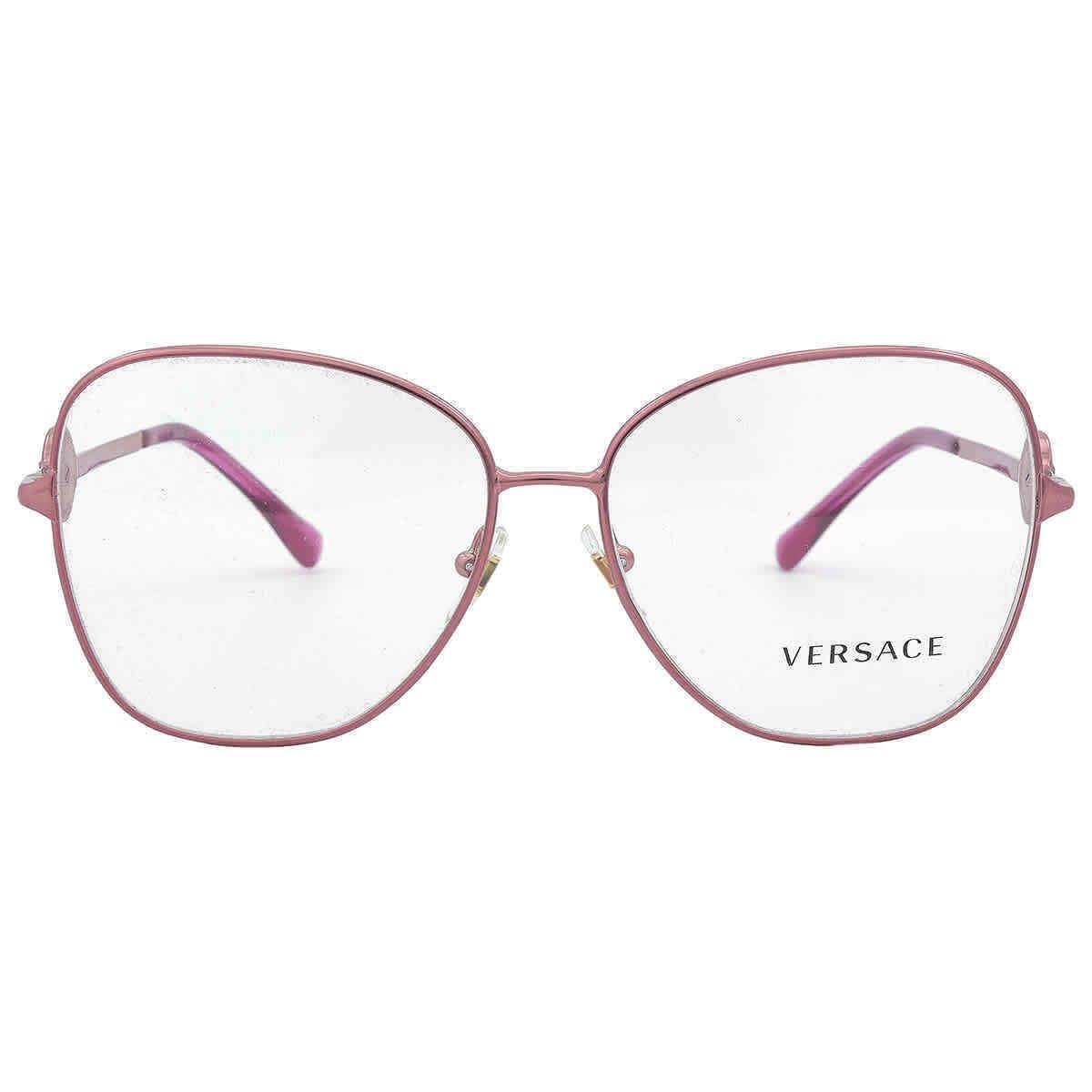 Versace Eyeglasses VE1289 1500 55mm Matallized Pink / Demo Lens