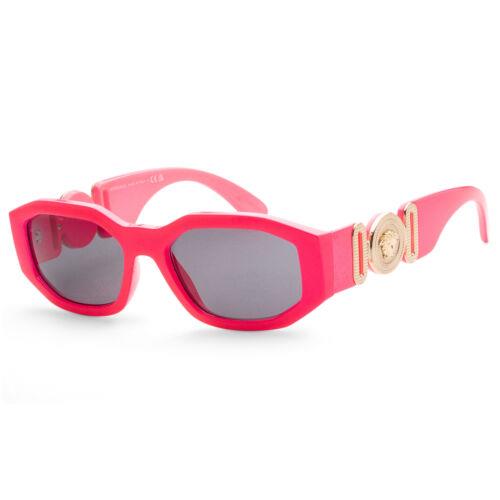 Versace Men`s VE4361-531887 Fashion 53mm Fuchsia Fluorescent Sunglasses