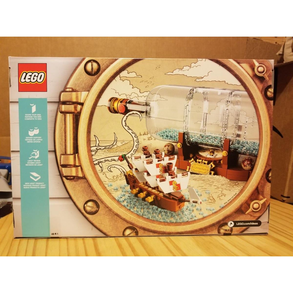 92177 Lego Ideas Ship in a Bottle