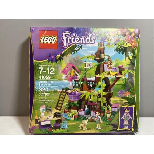 Lego Friends Retired Jungle Tree Sanctuary Set 41059 Rare