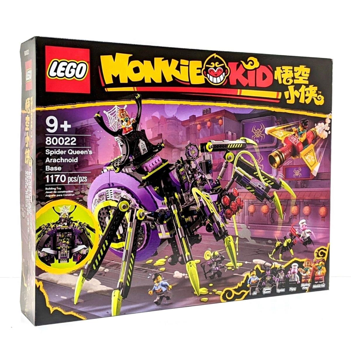 Lego Monkie Kid Season 2 80022: Spider Queen`s Aracnoid Base /