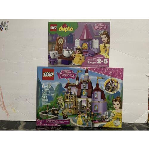 Lego Disney Princess Belle`s Enchanted Castle 41067 Duplo Tea Party 10877