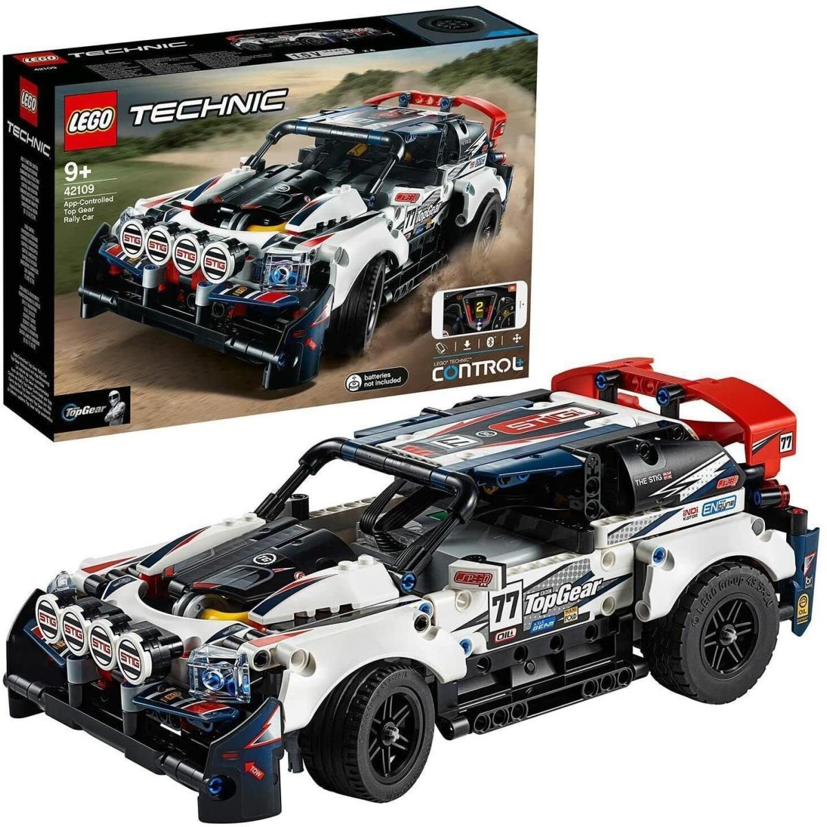 Lego Technic App-controlled Top Gear Rally Car 42109 Building Kit 463 Pcs