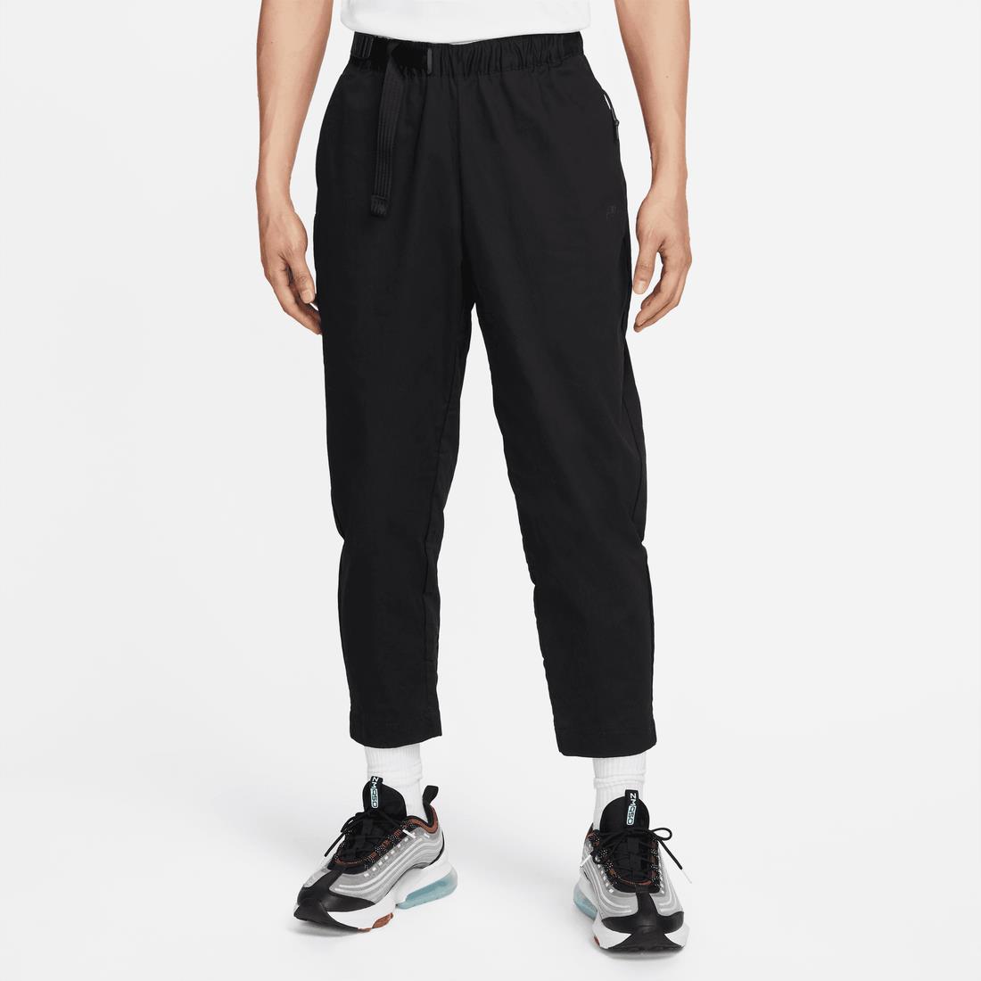 Nike Tech Pack Sneaker Pants with Belt Cropped DM5547 Black Large