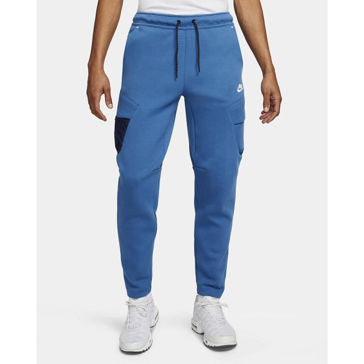 Nike Sportswear Tech Fleece Utility Pants Joggers Marina Blue DM6453 2XL
