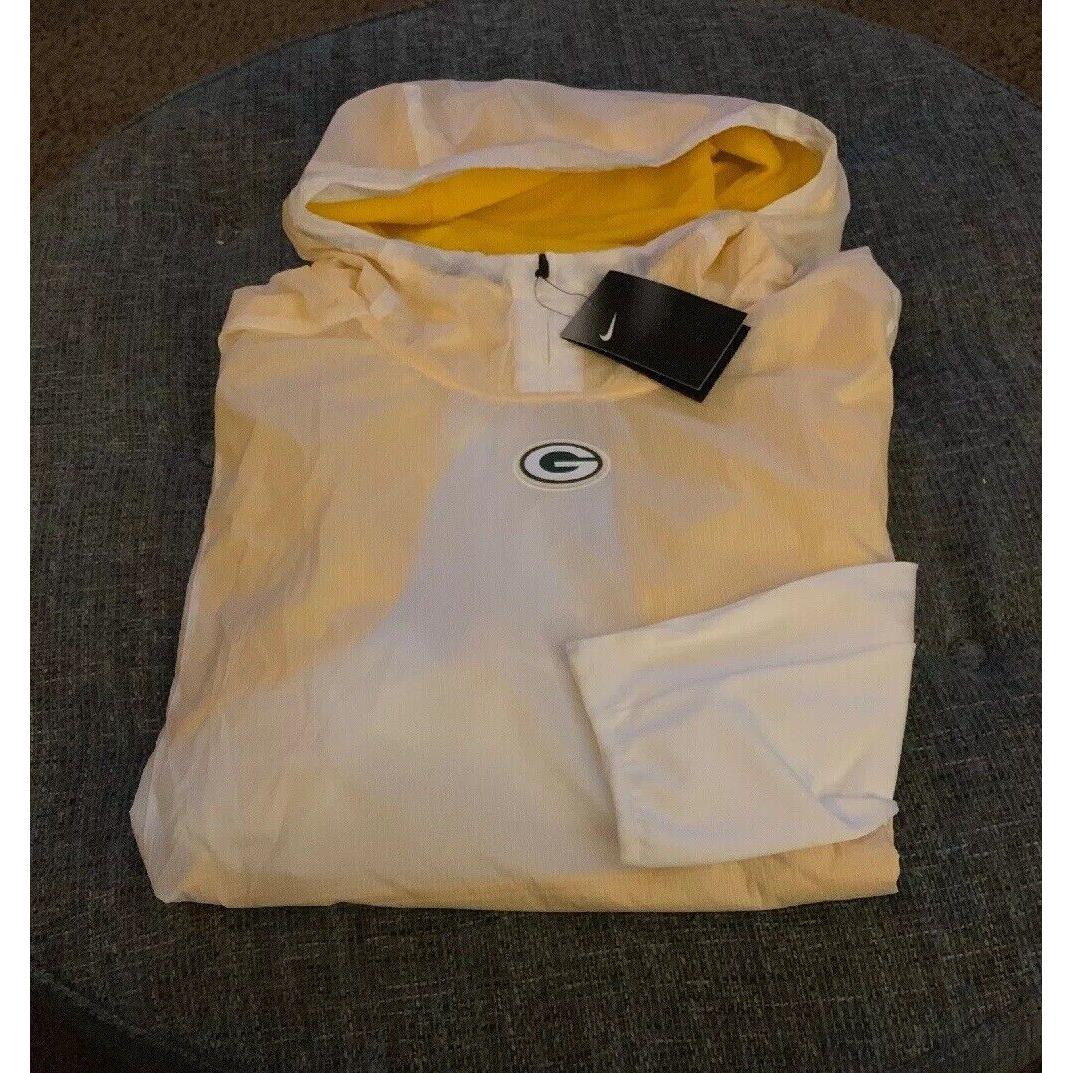 Nike Onfield Green Bay Packers Windbreaker Hoodie Big Tall Size 3XL Hoody R3