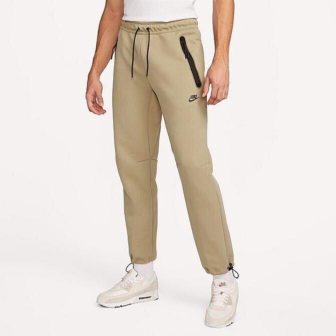 Nike Sportswear Tech Fleece Pants Straight Leg Bungee Khaki DQ4312 Large