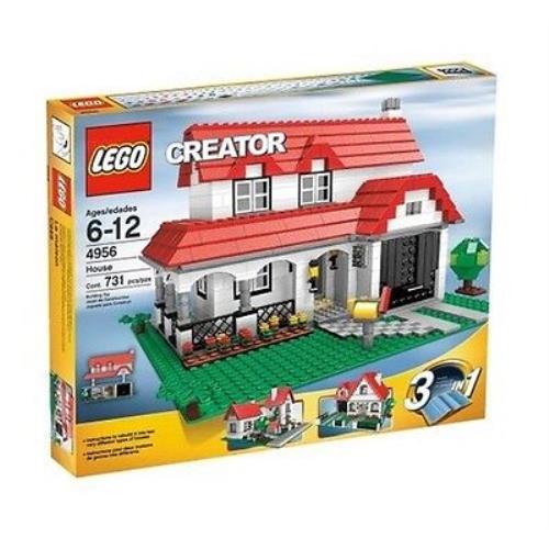 Lego 4956 Creator House 3-In-One Collectible Building Set Hard To Find
