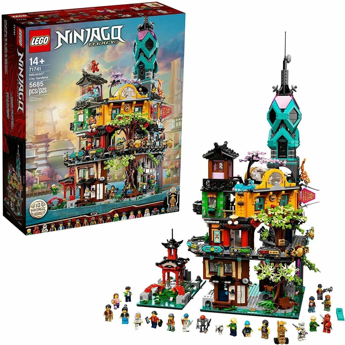 Lego Ninjago City Gardens 71741 Building Kit 5685 Pcs Playset Gift Set