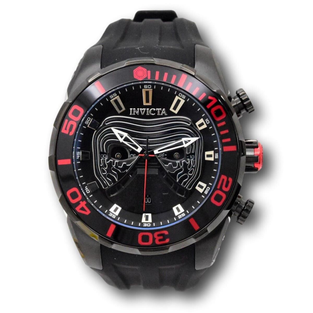 Invicta Star Wars Kylo Ren Men`s 50mm Limited Edition Chronograph Watch 35044