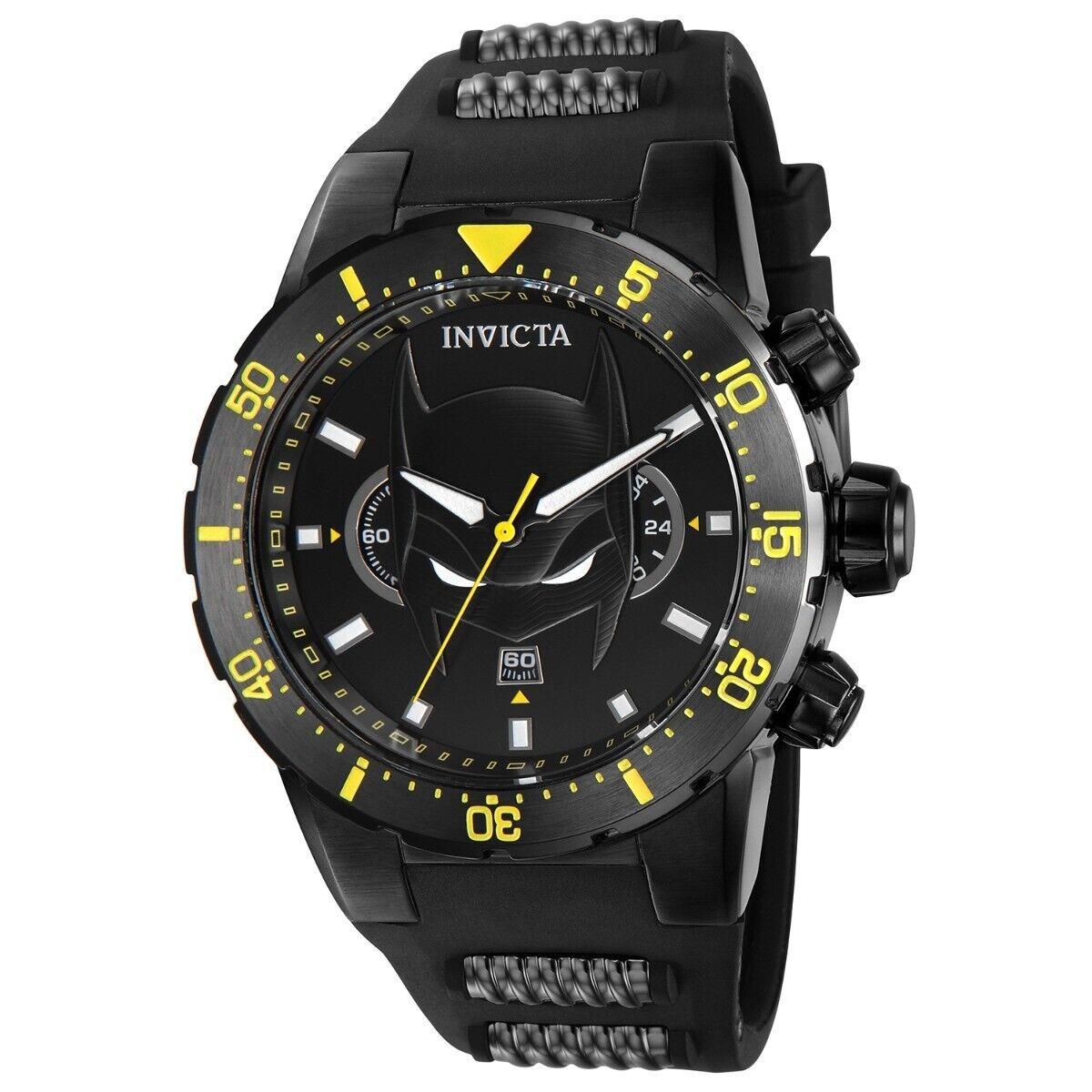 Invicta DC Comics Batman Men`s Watch - 50mm Black 41388