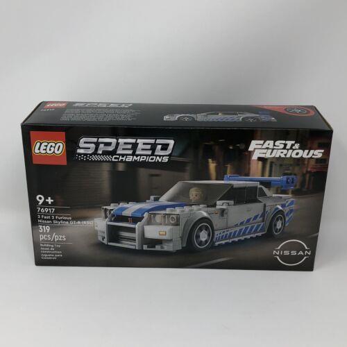 Lego 76917 Speed Champion Brian Nissan Skyline Gt-r R34 2 Fast 2 Furious Walker