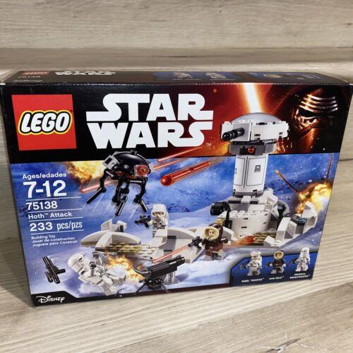 75138 Hoth Attack Lego Set Star Wars Legos Han Solo Snowtrooper Empire Esb