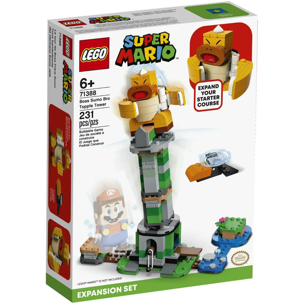 Super Mario Lego Expansion Sets: Boss Sumo 71388 Big Urchin 71400
