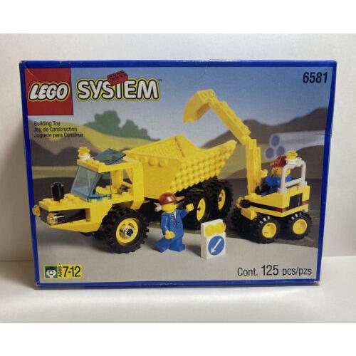 Lego System 6581 Dig N` Dump Complete Set