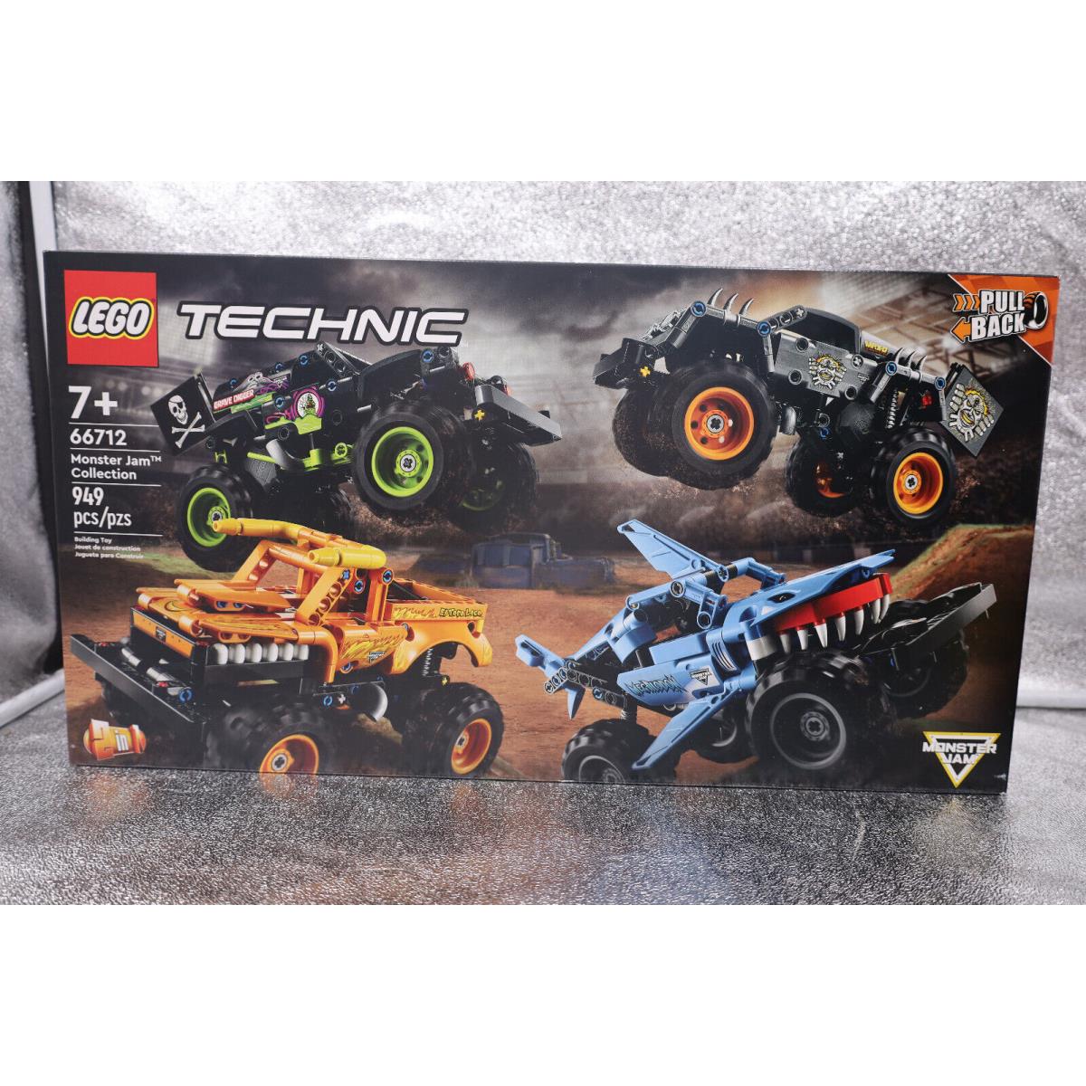 Lego Technic 66712 Monster Jam 4 Pack Grave Digger 42134 42135 42119 42118