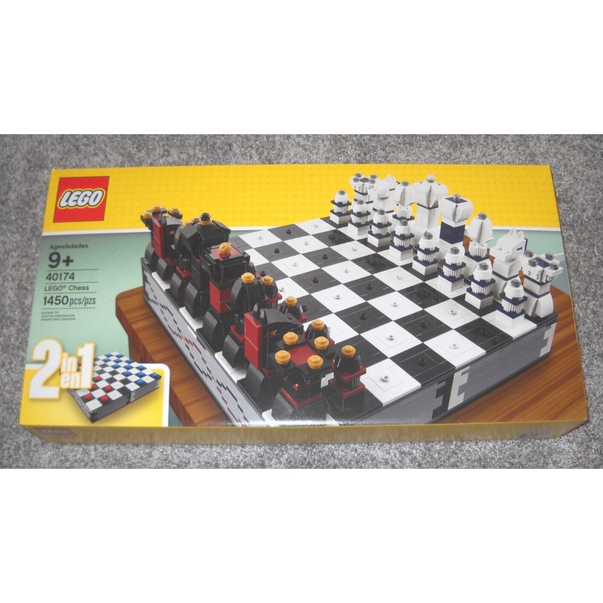 Lego Chess Checkers 40174 2 IN 1 Set