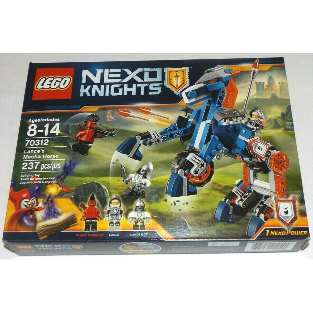 Lego 70312 Lance`s Mecha Horse Retired Nexo Knights Mech Motorcycle