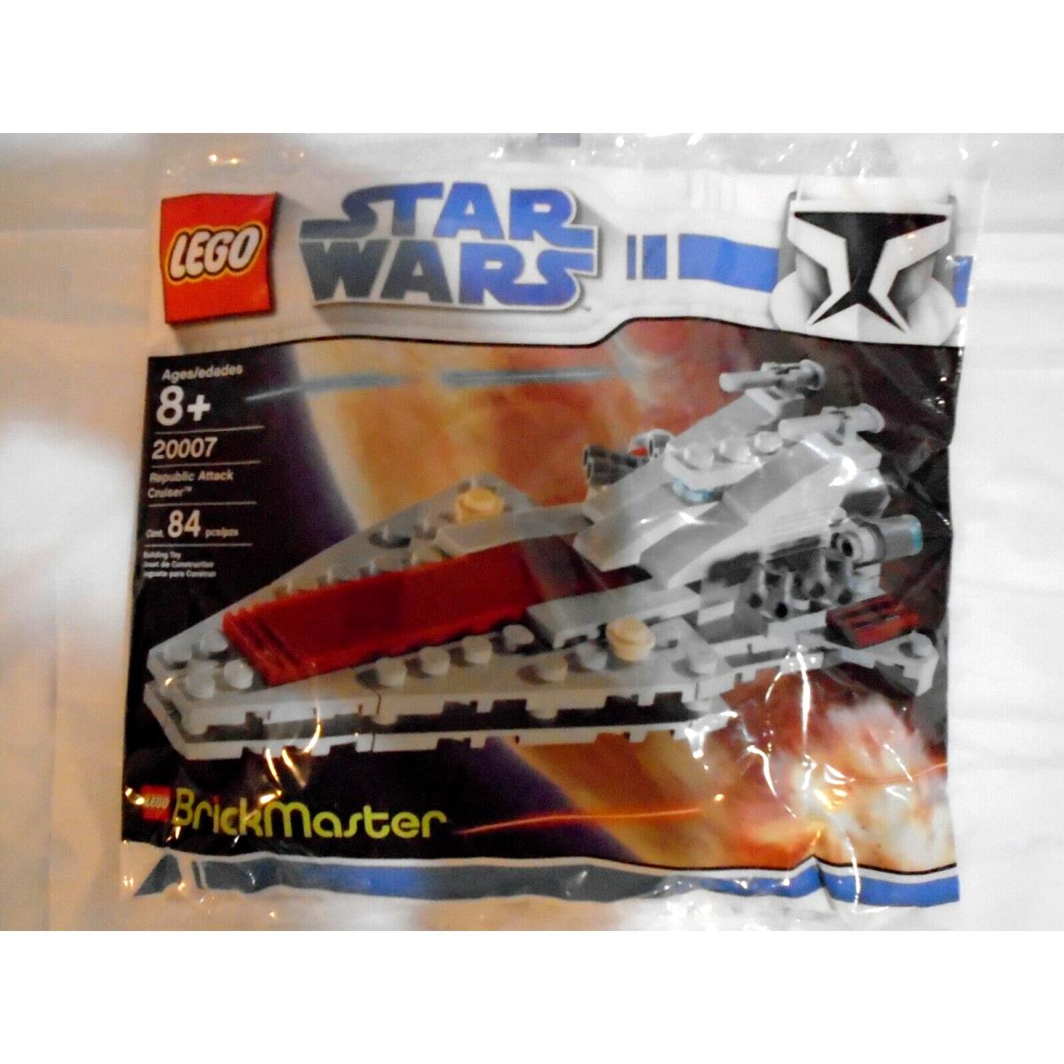 Lego 20007 Star Wars Republic Attack Cruiser Polybag Misb Retired