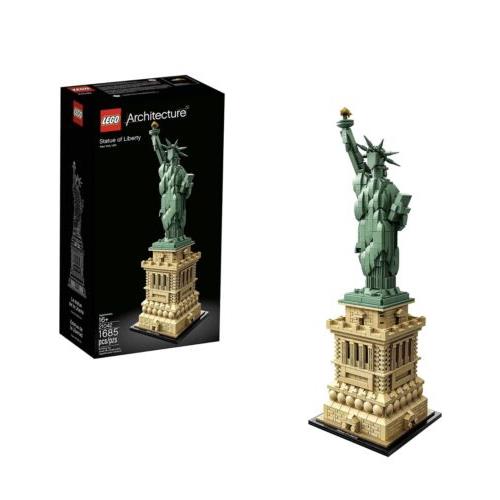 Lego Architecture Statue of Liberty 21042 Model Building Set Collectable