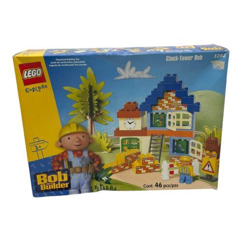Vintage Lego Duplo Toddler Building 3282 Clock Tower Bob The Builder 2002 Nos