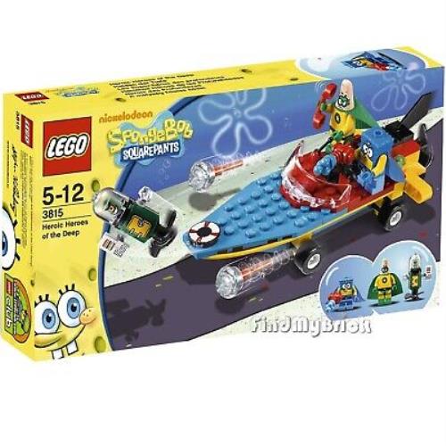 Lego Spongebob Squarepants 3815 Heroic Heroes of The Deep