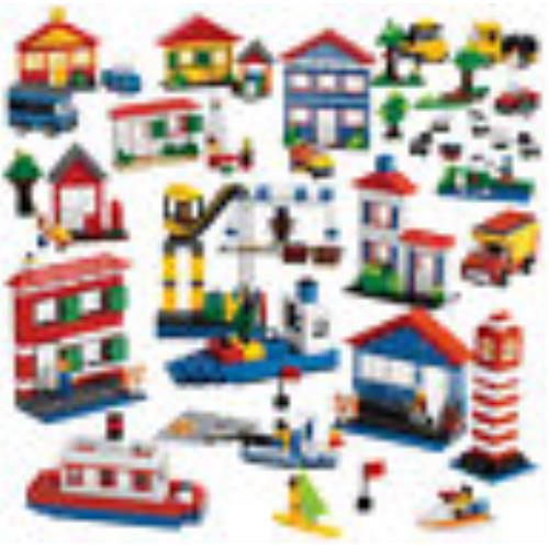 Lego 9337 Harbor 906pc Set Boat Ship Crane House Minifig Girl Boy City Town