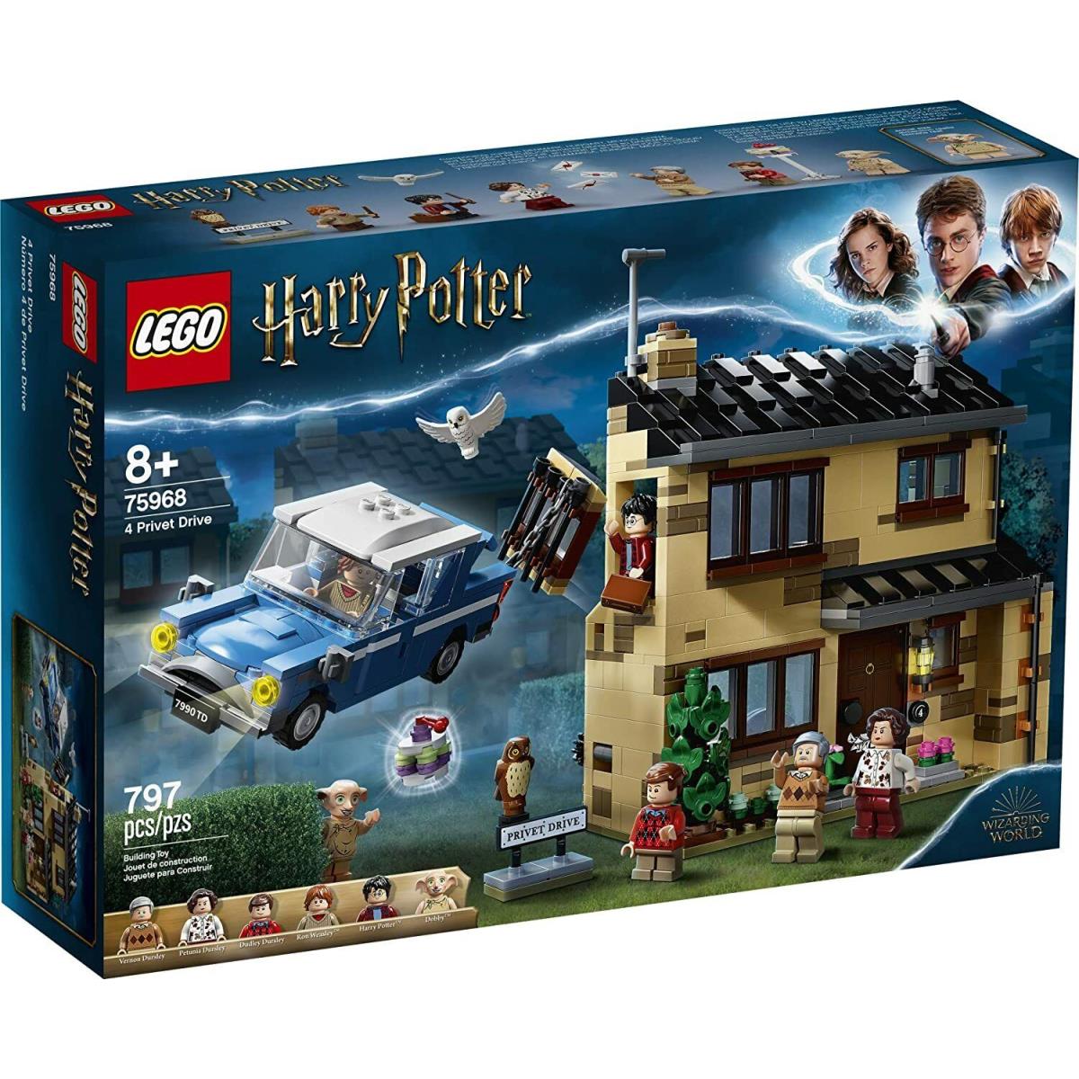 Lego Harry Potter 4 Privet Drive 75968 Building Set 797 Pieces