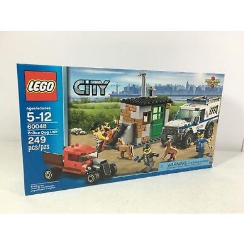 Lego City 60048 Police Dog Unit 249 Pieces Retired Set