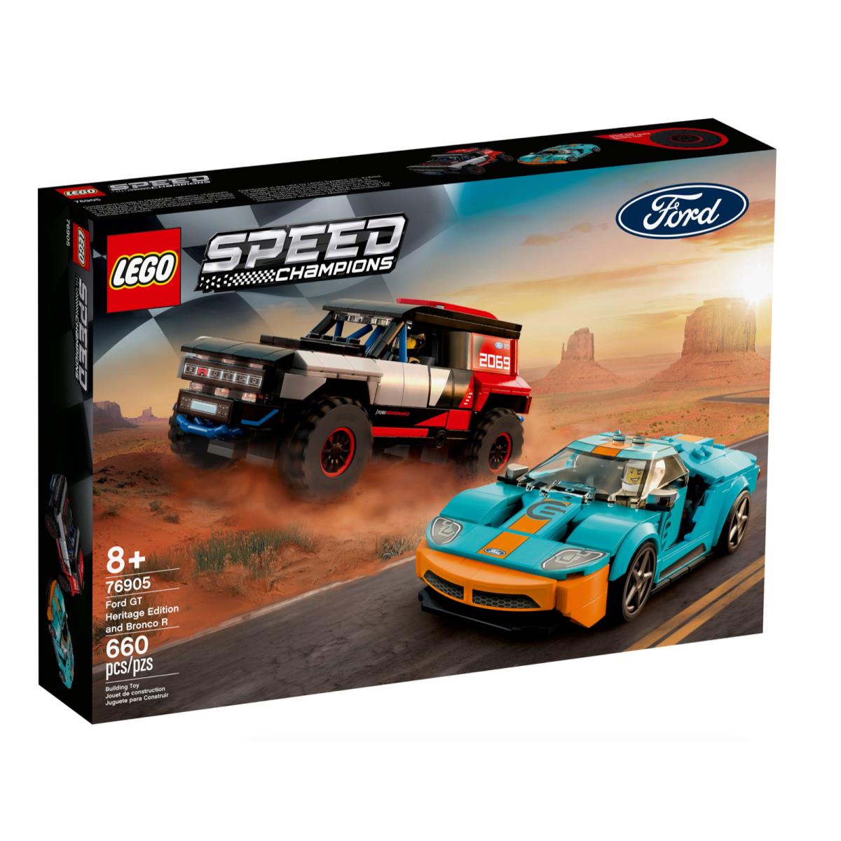 Lego Speed Champions 76905 Ford GT Heritage Edition and Bronco R Set