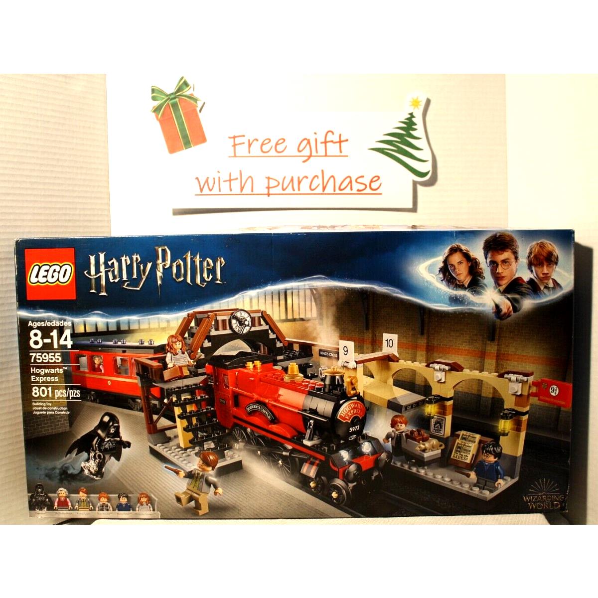 Lego Harry Potter 75955 Hogwarts Express 801 Pcs. W/free Gift