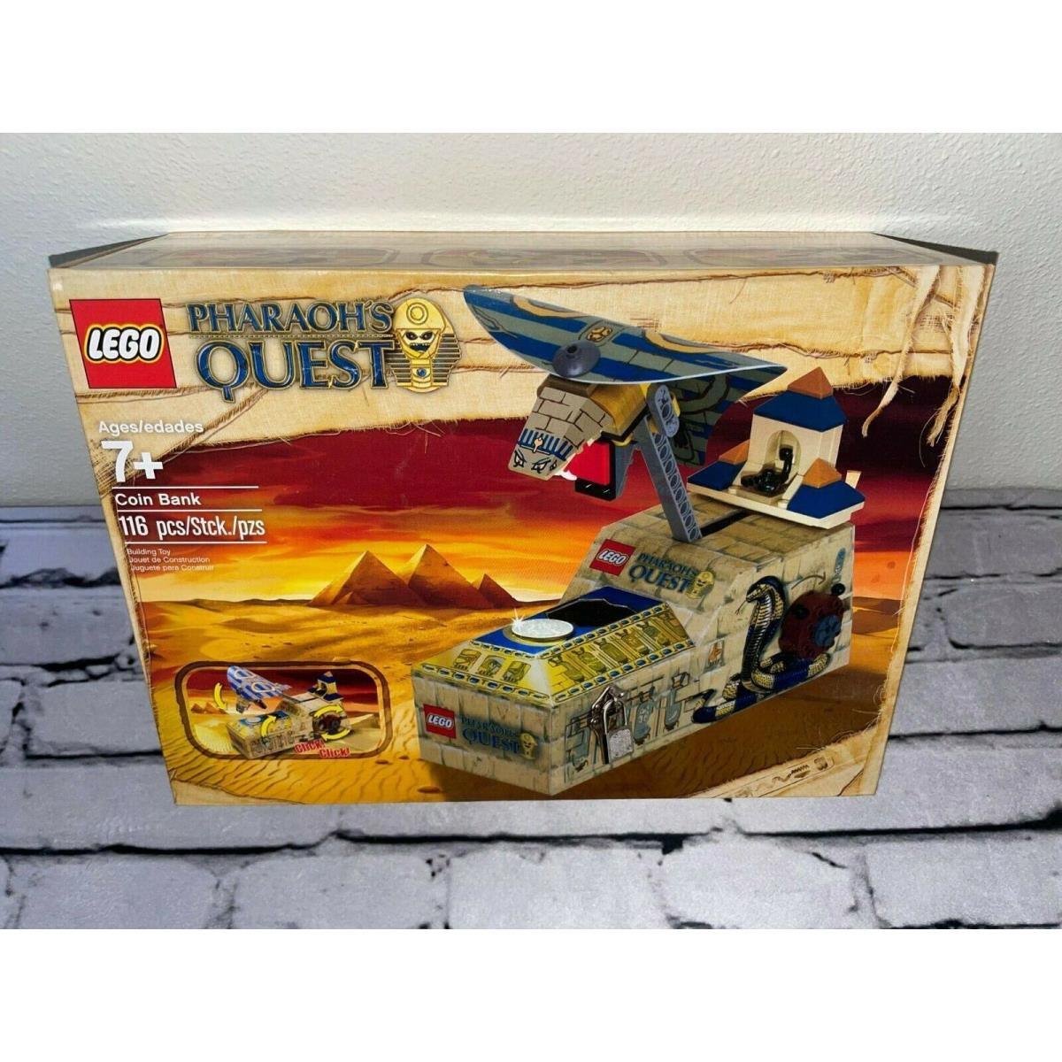 Lego Pharaoh`s Quest Coin Bank 116 Pcs 7+ 853175