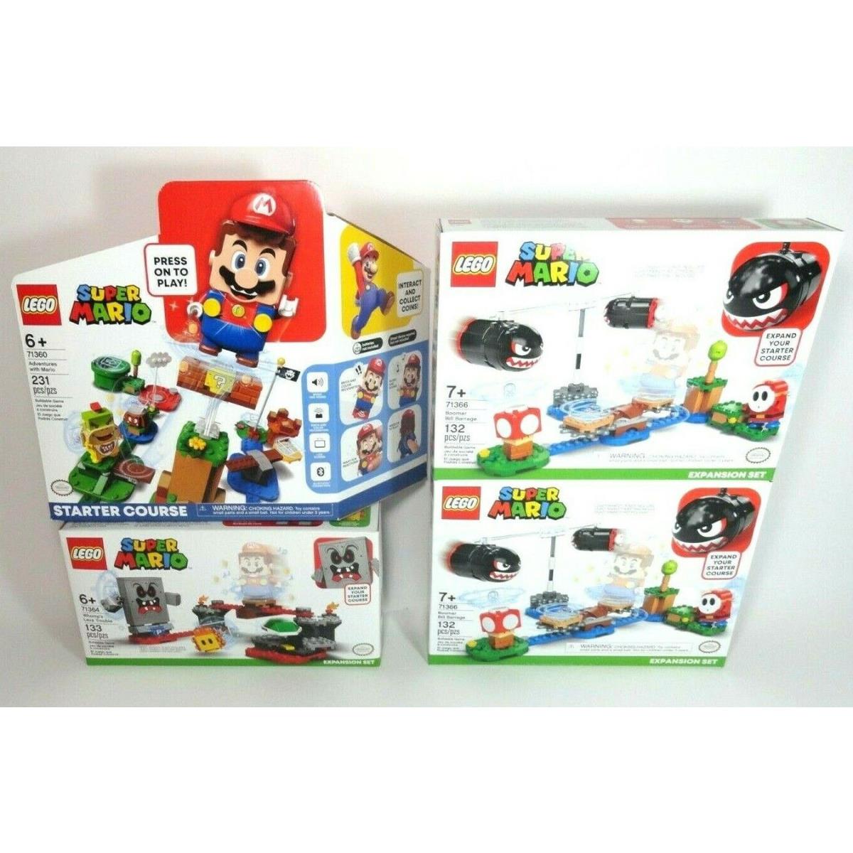 Lego 71360 Super Mario Adventures Mario Starter Course w 71366 71364