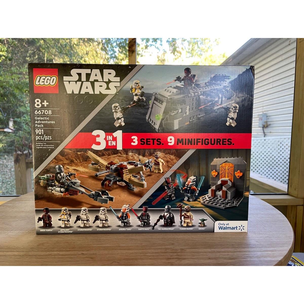 Lego 66708 Star Wars Galactic Adventures Pack 3 in 1 Includes 75311 75310 75299