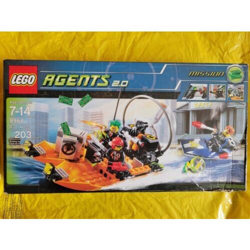 Lego Agents 8968 River Heist Rare Retired