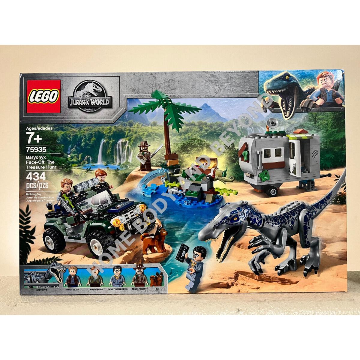Lego Jurassic World: Baryonyx Face-off: The Treasure Hunt 75935 434 Pcs Retired