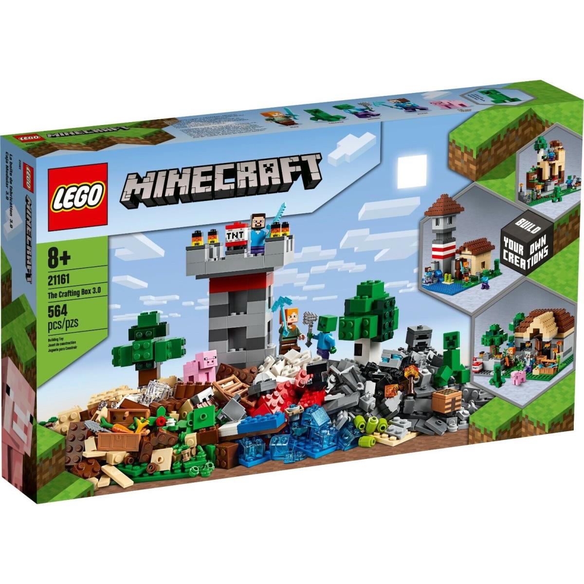 Lego Minecraft 21161 The Crafting Box 3.0 Building Set 562 Pieces