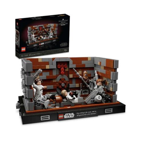US Ship Lego Star Wars Death Star Trash Compactor Diorama 75339 Building Set