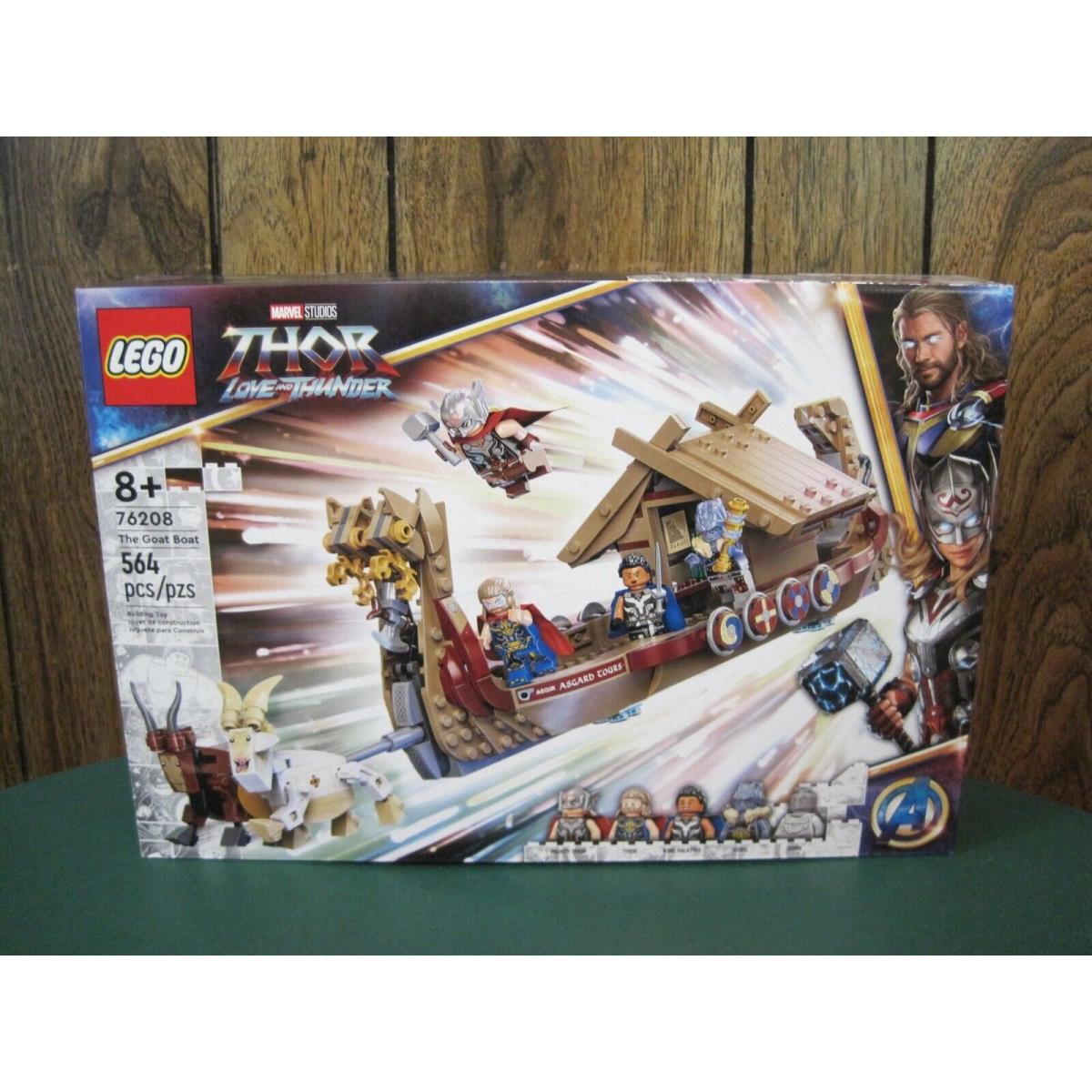 2022 Lego 76208 Marvel Thor Love and Thunder The Goat Boat 564 Pieces--new
