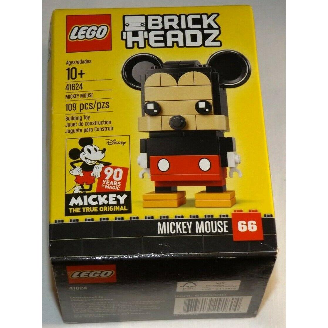 Lego Brickheadz Mickey Mouse Disney 41624 66 90 Years of Magic